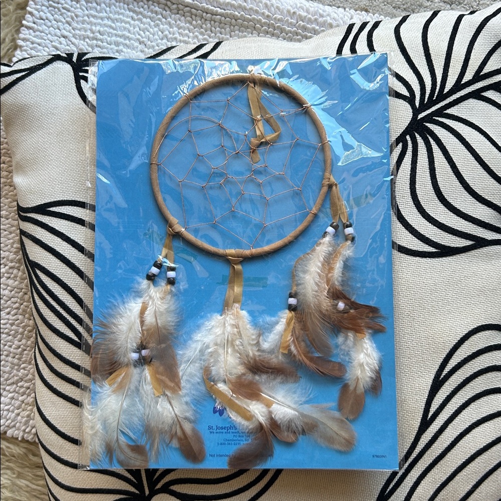 Bohemian Dreamcatcher with Feathers